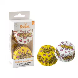 Košíčky na muffiny 36 ks 50x32 mm Wonder