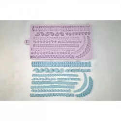 Silikónová forma malé čipky Lambeth