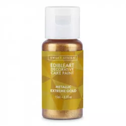 Metalická farba tekutá 15ml Extreme gold