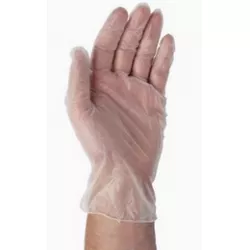 Rukavice Vinyl nepúdrované biele veľkosti L 100 ks