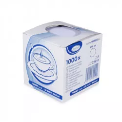 Rozložiteľná podšálka biela 9 cm 1000 ks