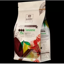 Cacao Barry Origin čokoláda TANZÁNIE hořká 75% 1kg