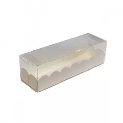 Krabička na makrónky 16x5 cm dekor 10 ks