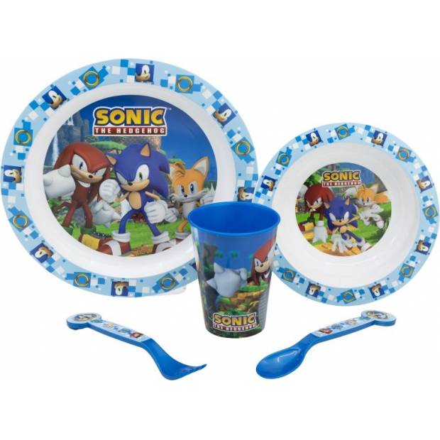Jedálenská súprava pre deti 5 kusov Sonic the Hedgehog