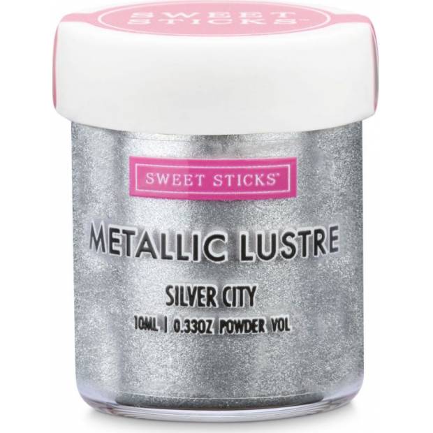 Metalická prášková farba Silver City 10ml