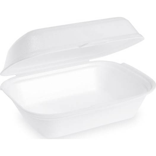 Bento box na tortu biely 185 x 133 x 75 mm 125 ks