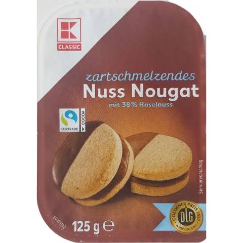 Orechový nugát 38% 125g