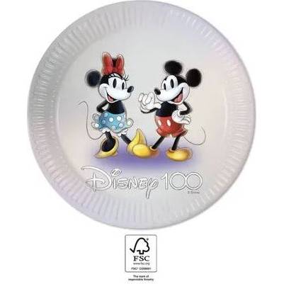 Papierové taniere Mickey a Minnie 23cm, 8ks