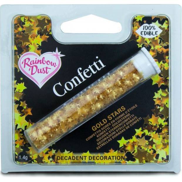Jedlé konfety mini hviezdičky, 2,8 g