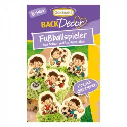 Čokoládové dekorácie futbal, 8 ks