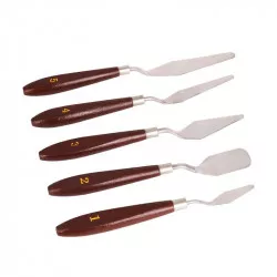 Špachtle na špachtľovanie tort 5 ks