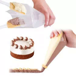 Trezírovací sáčok cukrársky 40cm 100ks na dve plnky