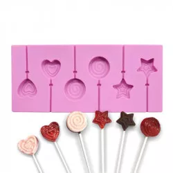 Silikónová forma na lízanky 5 × 11 cm