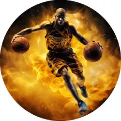 Jedlý papier basketbalistu 19,5 cm