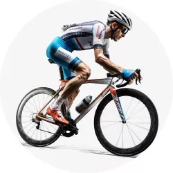 Jedlý papier cyklista 19,5 cm