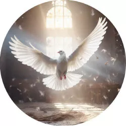 Jedlý papier holubica 19,5 cm