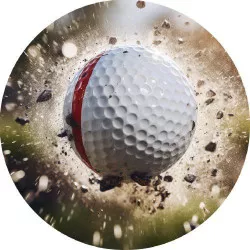 Jedlý papier golfovej míčok odpal 19,5 cm