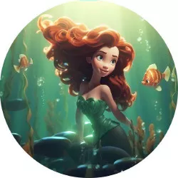 Jedlý papier morská víla 19,5 cm