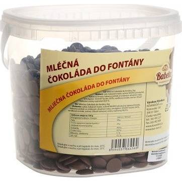 Mléčná čokoláda do fontány 2kg - Kovandovi