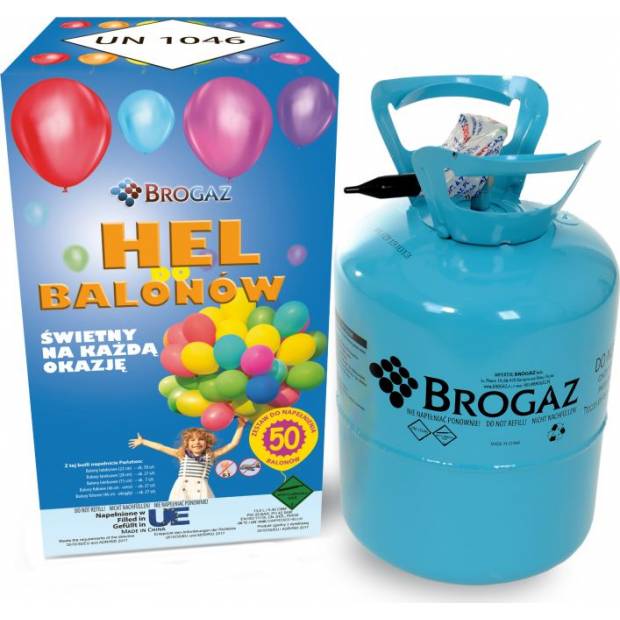 Hélium pre balóny 50 - 13,6l + 50ks balónov