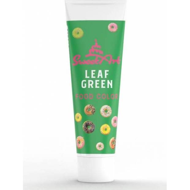 SweetArt gélová farba v tube Leaf Green (30 g)