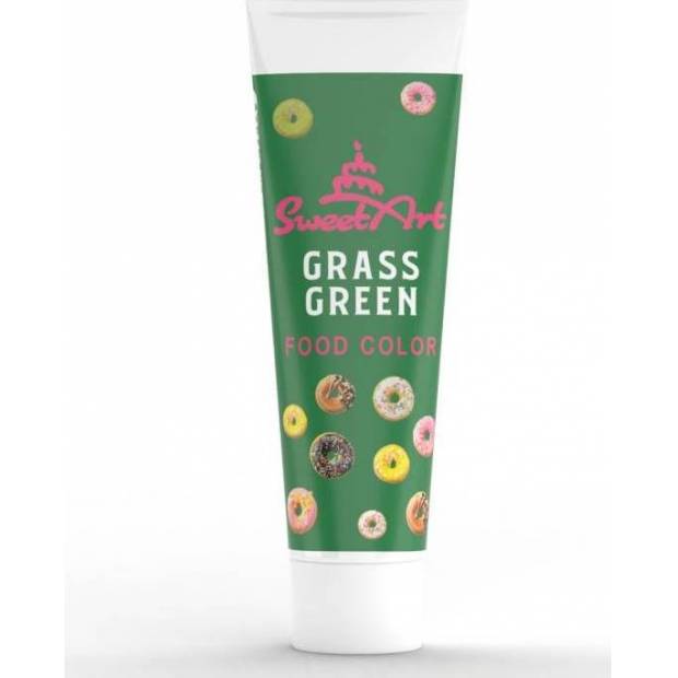 SweetArt gélová farba v tube Grass Green (30 g)