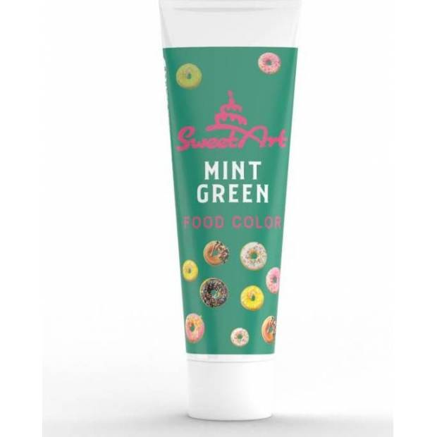 SweetArt gélová farba v tube Mint Green (30 g)