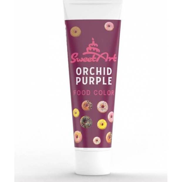SweetArt gélová farba v tube Orchidea purpurová (30 g)
