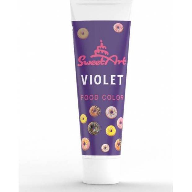 SweetArt gélová farba v tube Violet (30 g)