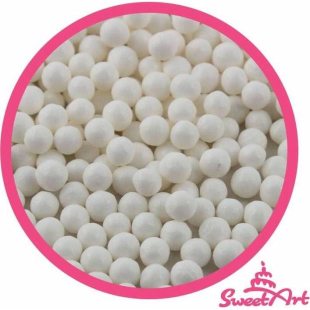 SweetArt cukrové perly biele 5 mm (80 g)