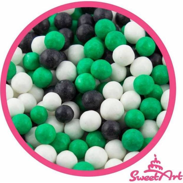 SweetArt Sugar Pearls Football mix 7 mm (80 g)