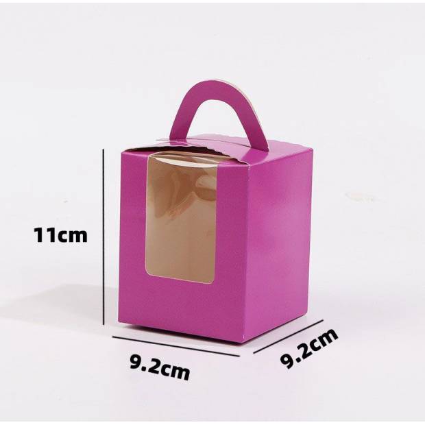 Cupcake box 100ks fialová