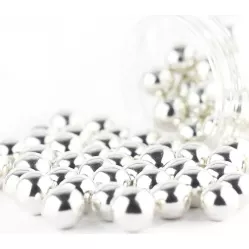 XL strieborné chryzpe kuličky 130g