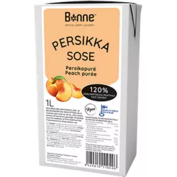 Ovocné pyré 100% Broskyňa 1l