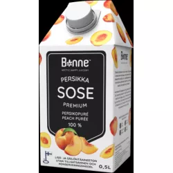 Ovocné pyré 100% Broskyňa 0,5 l