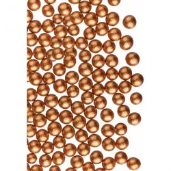 Cukrové perly bronzové 4 mm, 50 g