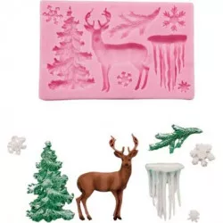 Silikónová forma na CESEL? Vánočné motívy 2