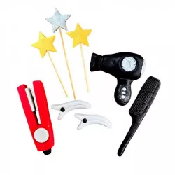 Cukrová dekorace kadernícka sada