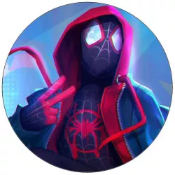 Jedlý papier Spiderman v mikine