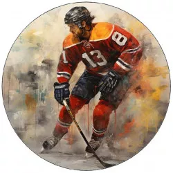 Jedlý papier hokejista pri hre 19,5 cm