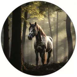 Jedlý papier biely kôň 19,5 cm