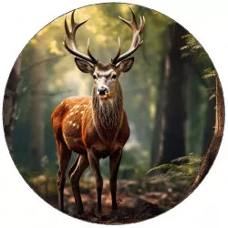 Jedlý papier jelen v lese 19,5 cm