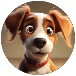 Jedlý papier šteňa 19,5 cm