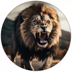 Jedlý papier rozzuřený lev 19,5 cm