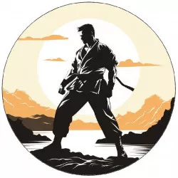 Jedlý papier karatista pri postoji 19,5 cm