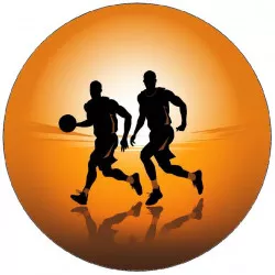 Jedlý papier hráčov basketbalu 19,5 cm