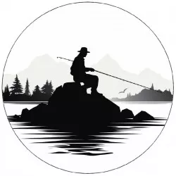 Jedlý papier osamelý rybár 19,5 cm