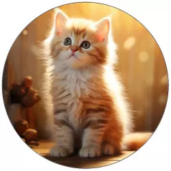 Jedlý papier mačky ryšavej 19,5 cm