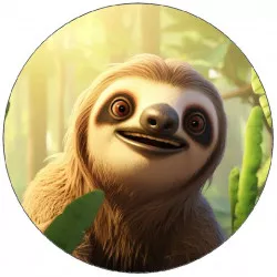 Jedlý papier lenochoda 19,5 cm