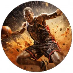 Jedlý papier basketbalistu 19,5 cm